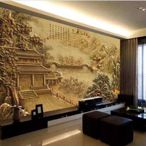 Beibehang Custom photo wallpaper 3d mural China retro Modern wallpaper scenery-sized photo murals papel de parede 3d wallpaper