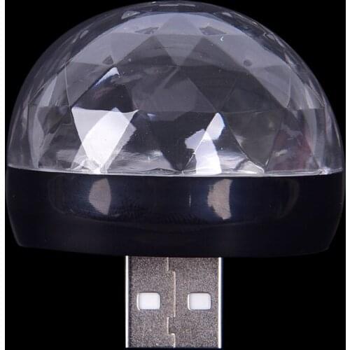 Hot 1pc Multi Color RGB Decor Music Lamp USB Led Car Interior Lighting Kit Atmosphere Light Neon Lamps