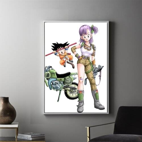 Dragon Ball Guko Character Canvas Painting Comic Art Poster Living Room Bedroom Wall Picture Decoration Mural Cuadros