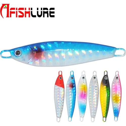 LI04 Metal Fishing Jig Metal lures 55mm 20g hard metal Lure sinking fishing lure bait