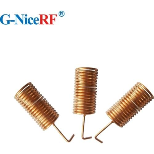 20pcs/lot SW433-TH10 433MHz Copper Spring Antenna for wireless RF module
