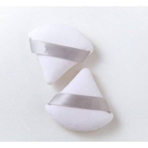 5pcs New Velvet Powder Cosmetics Puff for Face Makeup Mini Makeup Sponge Make Up ToolsBlack & White Triangle beauty sponge