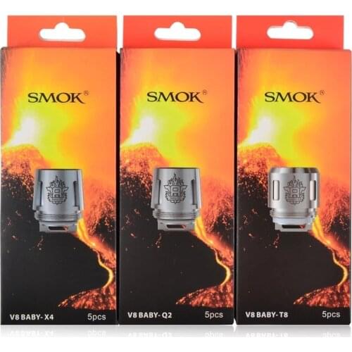 Original Smoant TFV8 Baby Coils M2 Q2 T8 X4 RBA Coils TFV8 BABY Beast TFV9 Tank