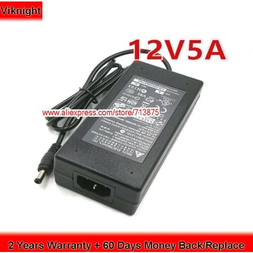 Genuine DELTA 12V 5A ADP-60XB EADP-60BB A Laptop Adapter for Qnap TS-209 TS-212 800 SERIES NETWORK ROUTER