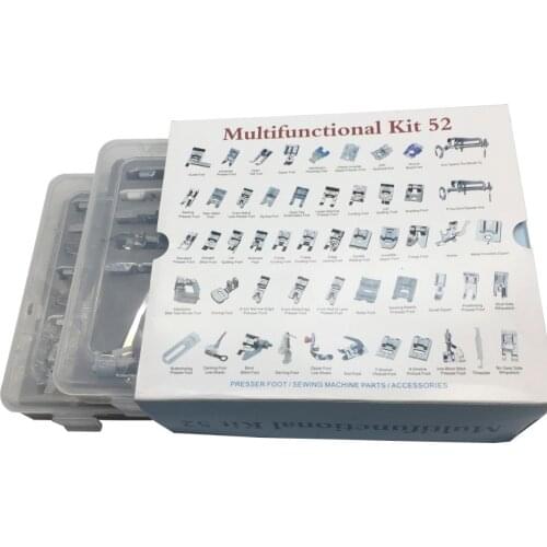 32,42,48,52 presser foot Domestic Sewing Machine Braiding Blind Stitch Darning Presser Foot Kit Set For Brother Singer Janome