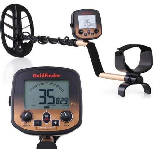 Professional Underground Metal Detector FS2 Deep Search Gold Detector LCD Display Iron Rejection