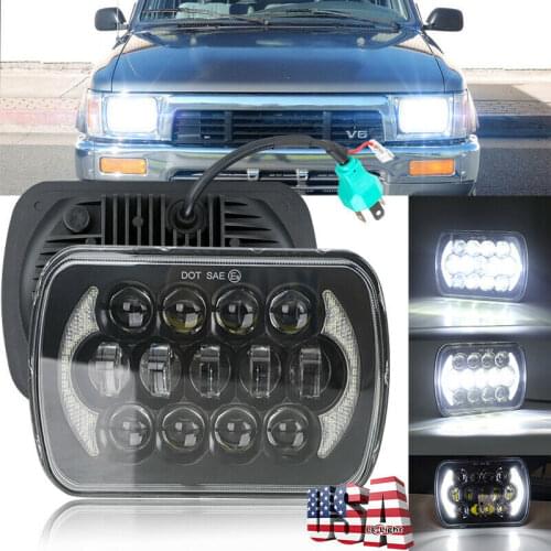 Brightest 5X7" 7x6 inch Rectangle LED Headlight forToyota Pickup Truck LED Bulbs Square Led Headlight forJeep in stock
