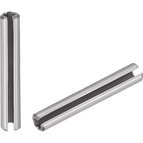 Uxcell M1.5 x 20mm 304 Stainless Steel Split Spring Roll Dowel Pins Plain Finish 20Pcs