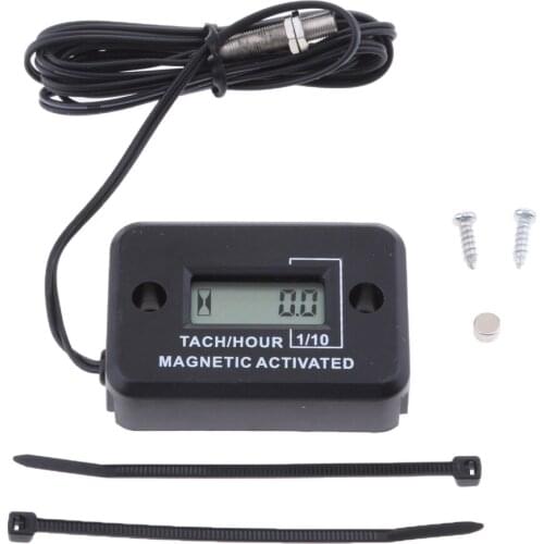 VIBRATION Hour Meter for Motorcycle Boat Stroke Gas Engine Generator