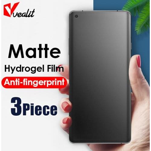1-3pcs No fingerprint Matte Screen Protector for OnePlus 9 9R 8 8T 7T 7 6T 6 Pro Nord N200 N10 N100 CE Hydrogel Film no Glass