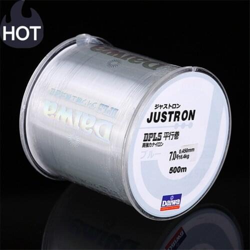 6pc Super Strong Nylon Fishing Line 500m Japan Monofilament Rock Sea Daiwa Fishing Line Thread Bulk Spool Saltwater Carp Fishing