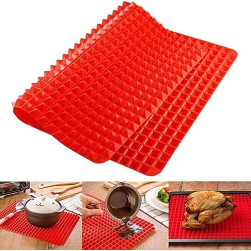 BBQ Grill Mat Barbecue Outdoor Baking Non-stick Pad Reusable Cooking Plate 40 * 30cm For Party PTFE Grill Mat Cook Accessories