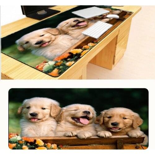 Mairuige Dogs Large XL 30x80cm 40x90cm Pad Mouse Locking Edge Anime Notbook Computer Gaming Gamer Laptop Mat for LOL CSGO