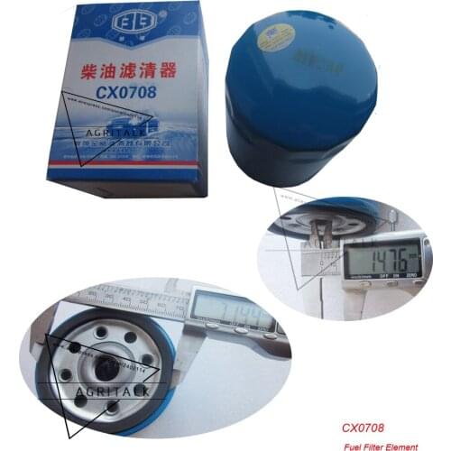 CX0708 the fuel filter of Lijia engine SL4105ABT, SL4105ABK, SL4108ABT, part number: CX0708/JX0812 (CB400-1012011)