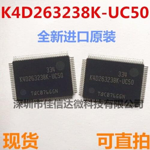 In Stock 100% New&original Hight Quality K4D263238K-UC50 QFP K4D263238K