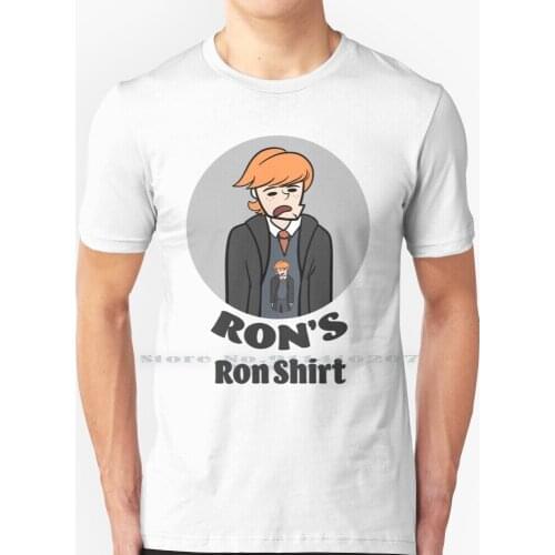Rons Ron Shirt T Shirt 100% Pure Cotton Portrait Of Ash Parody Ron Ron Rons Meme Joke Funny Crowne Prince