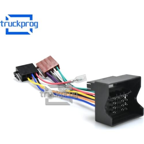 TruckProg ISO Radio Adapter Cable forFusion 2005+/Mondeo C-Max2003+/Transit 2006+/ Kuga 2008