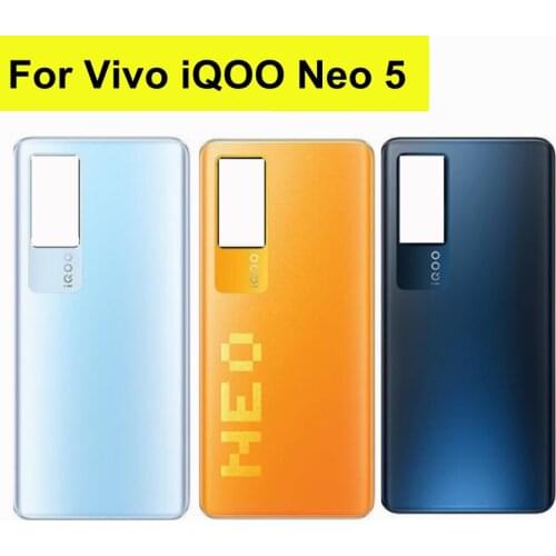 6.62" For vivo iQOO Neo5 Battery Cover Door Housing case Glass cover for Vivo IQOO Neo 5 Back Battery Cover