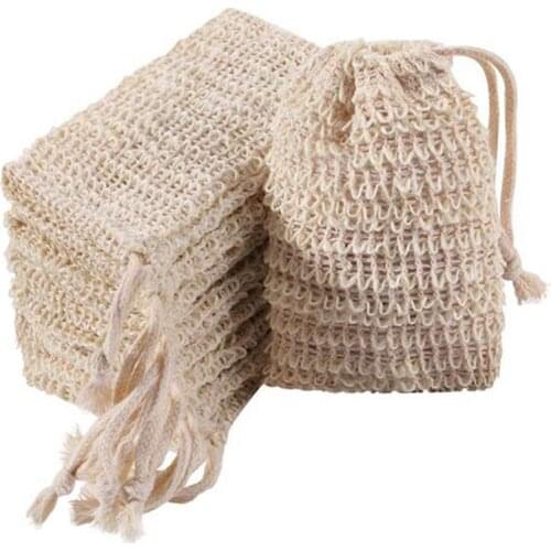 35Pcs Soap Bag Pouch Soap Saver Bag Hand Made Soap Bag Mesh Soap with Drawstring for Bath & Shower Use