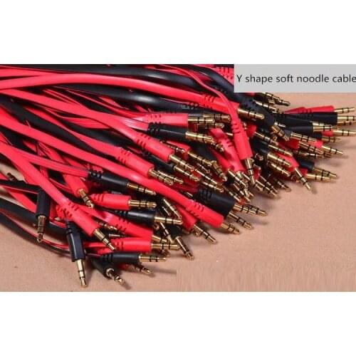 New 3.5mm Female to Dual Male Audio Y Splitter Cable Cord for PC Notebook 500pcs/lot