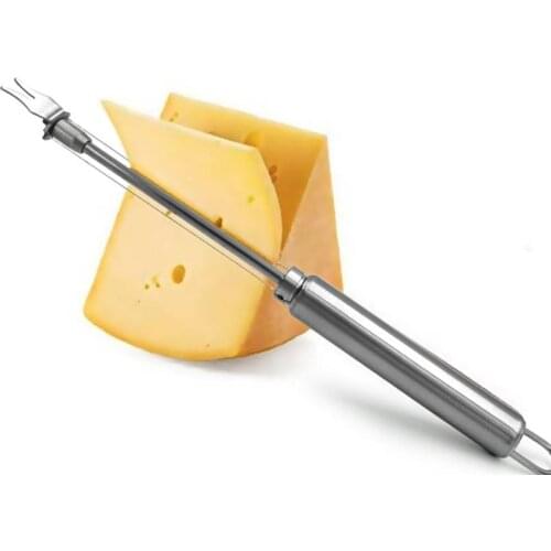 Stainless Steel Cheese Slicer Knife Wired Butter Cutter Pizza Peeler Kitchen Cooking Gadgets Baking Accessories