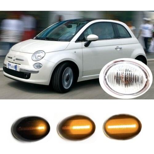 Suitable for Fiat 500 500C 2007 - on Dynamic LED Indicator Side Marker Signal Light Repeater