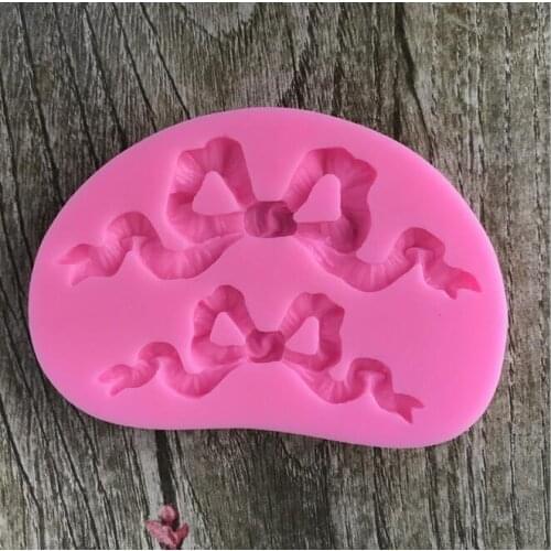 Bow Tie Modeling Silicone Mold Bow Fondant Cake Baking Mold B059