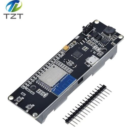 TZT WeMos D1 ESP-Wroom-02 ESP8266 Nodemcu WiFi Module With 18650 Battery Charging