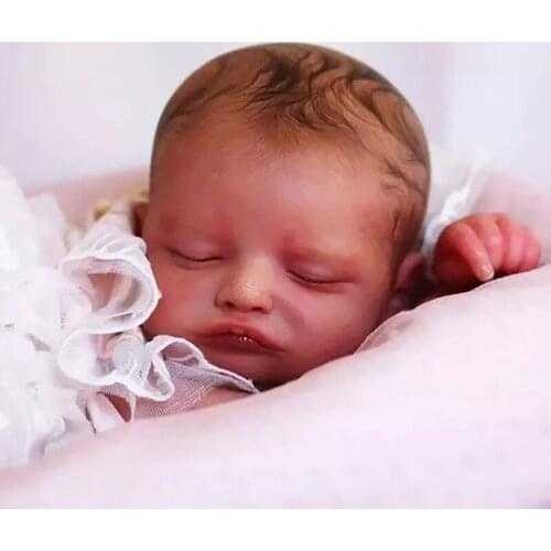 20 Inches Reborn Vinyl Doll Kit Lifelike Rosalie Full Set Doll Kit DIY Reborn Baby Unpainted Doll Drop Shipping