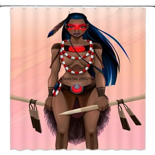 Indian Mandala Shower Curtain Flower Printed Geometric Bohemian Bathroom Curtains Shower Wall Hanging Geometric Shower Curtains