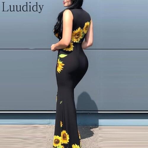 Women Sexy Off Shoulder Floral Print Ruffles Maxi Dress