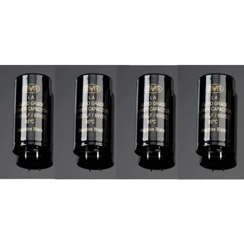 4pcs 10000uF 80V 35mmX70mm Audio Electrolytic Power Capacitors