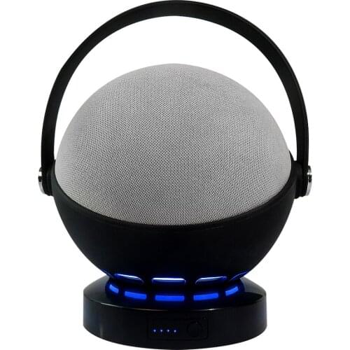 Battery base for Echo 4th Gen Smart Speaker Portable Charger Docking Station Alexa Echo 4th wall mount stable stand battery pack