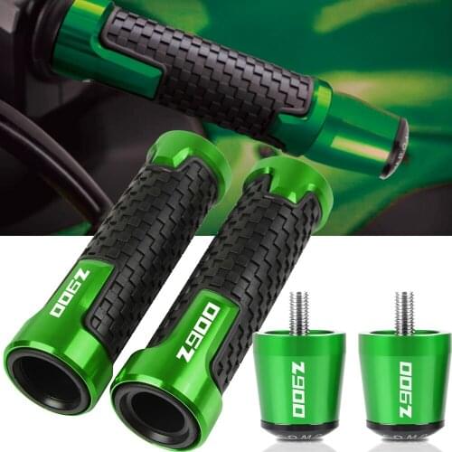 Motorcycle Accessories CNC Handlebar Hand bar Grips Handle grip Motorbike Parts For KAWASAKI Z900 Z 900 2017 2018 2019 2020 2021
