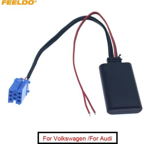 FEELDO Car Audio Bluetooth Receiver Aux Adapter For Volkswagen Audi Lambo Lotus L3 Stereo Aux Radio Module Bluetooth Cable