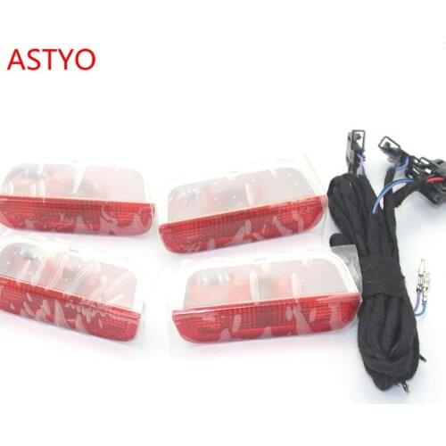 ASTYO Car Door Warning Light For VW Golf 5 6 Jetta MK5 MK6 CC Tiguan Passat B6 with cable