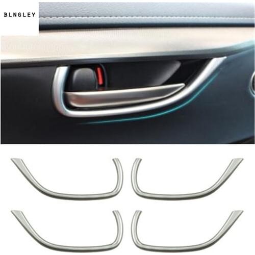 Free shipping 4pcs/lot ABS Interior door shake handshandle decoration cover for 2014-2018 Lexus NX300h 200t 200 car accessories