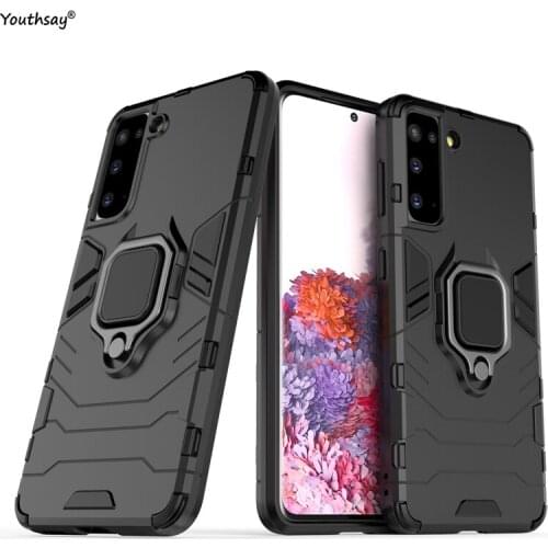 For Samsung Galaxy S21 Case Protective Case For Samsung Galaxy S21 Cover Armor Shell Finger Ring Cover For Samsung S21