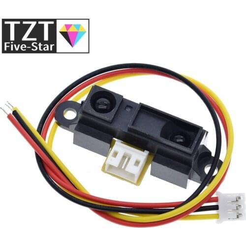 TZT GP2Y0A21YK0F 100% NEW 2Y0A21 10-80cm Infrared distance sensor INCLUDING WIRE