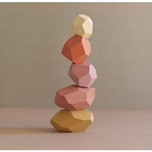 Colorful Building Blocks Toys for Children Adult Stress Relieve Wooden Toy Early Educational Jenga Games Home Decoration