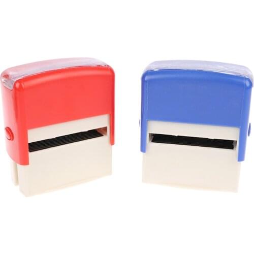DIY Number Letter Stamp Set Self Inking Seal Set Dial Seal Address Name Stamp