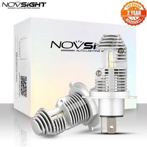 NOVSIGHT Mini Car Lights LED H7 6000LM H11 LED Lamp for Car Headlight Bulbs H4 H9 9005 9006 HB3 HB4 Turbo H7 LED Bulbs 12V 24V