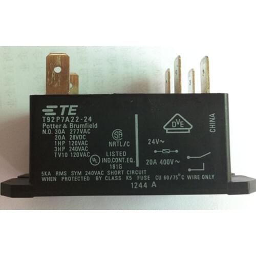 Wholesale 10pcs/lot relay T92P7A22-24