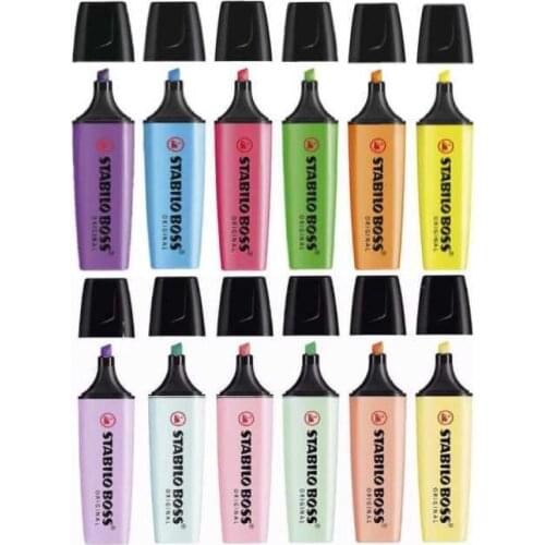 Stabilo Boss Original Highlighter Ink Pen Markers - Choose from 15 Colours