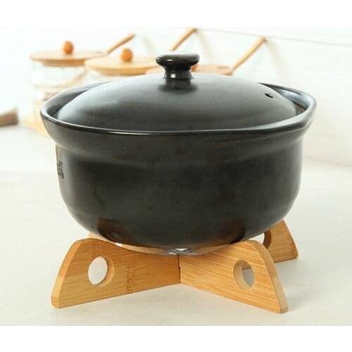 Tray Rack Detachable Wood Table Mat Kitchen Pot Heat Insulated Cooling Dish Potholders Gadget Holder CF-51