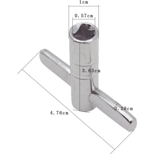 Durable Hi-hat Cymbal Stand Screw with Tuning Key Hi-hat Clutch for Drum Set