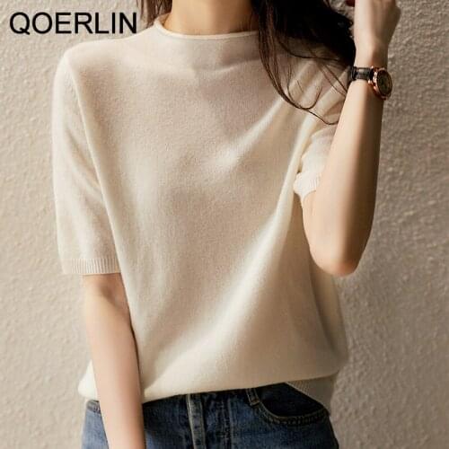 QoerliN Women's Basic T-Shirts