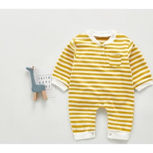 Spring Summer 2021 New Style Baby Boy Romper Fashion Fashion Gentleman Boys Clothes 0-3 Years Boy Infant Clothing Boy Outfits