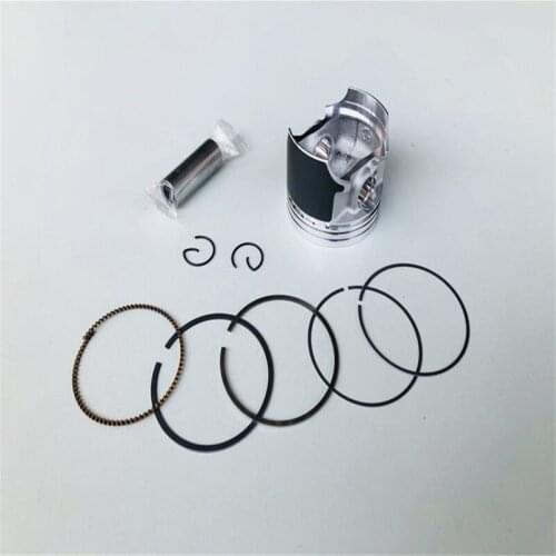 Motorcycle 53.5mm Piston 14mm Pin Ring 1.0*1.0*2.0mm Set For Haojue Suzuki Lindy UZ125 UM125 UM UZ 125 125cc Egine Spare Parts