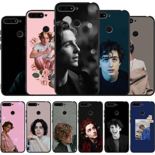 Timothy Chalamet black Silicone Phone Case For honor 30 20 Pro 8 8X 9 10 20 Lite Mate 10 20 30 Lite Pro cover